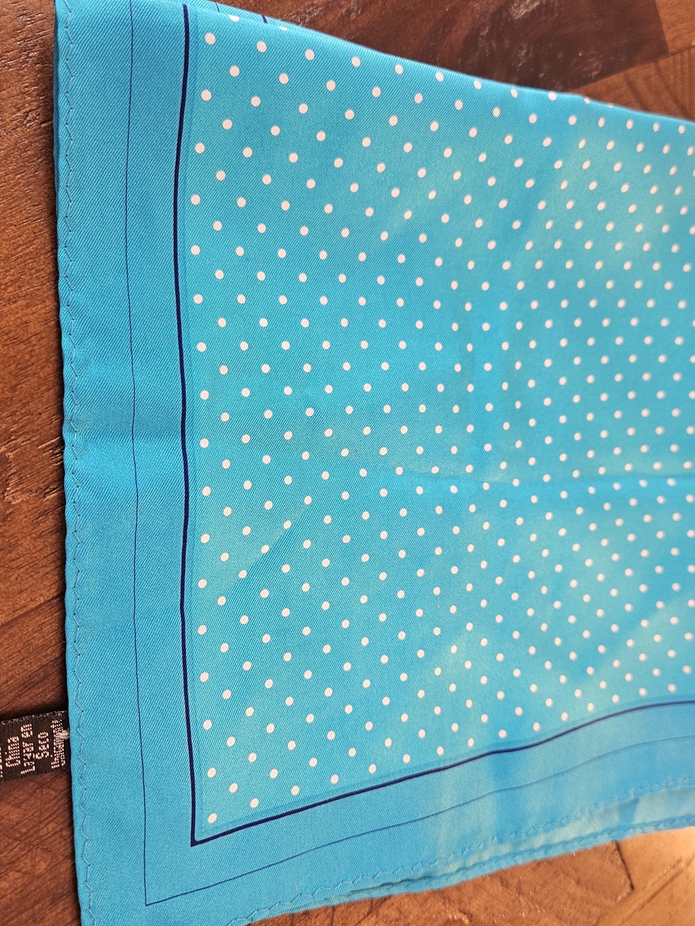100% Silk 16 X 16 Scarf in Turquoise